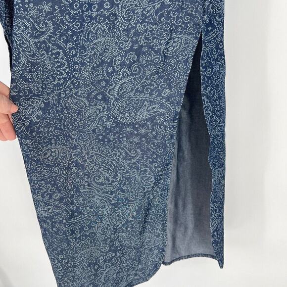 Rangriti Kurta Tunic Sz S Paisley Tencel Boho Indian Flare Sleeve Indie Lagom - Picture 4 of 12